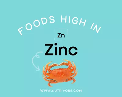 Foods high in zinc