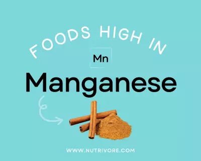 Foods High in Manganese