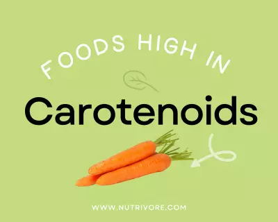 Foods High in Carotenoids