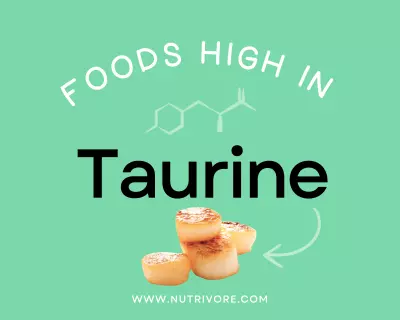 Foods High in Taurine