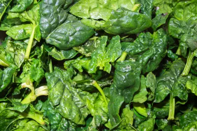An image of spinach close-up.