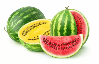 An image of red and yellow watermelon varieties.
